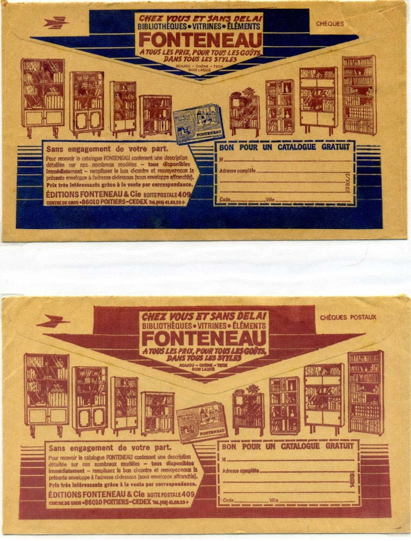 PUBLICITES / Env de la Poste, années 1920 & 1980, Bel ensemble à poursuivre TTB  :