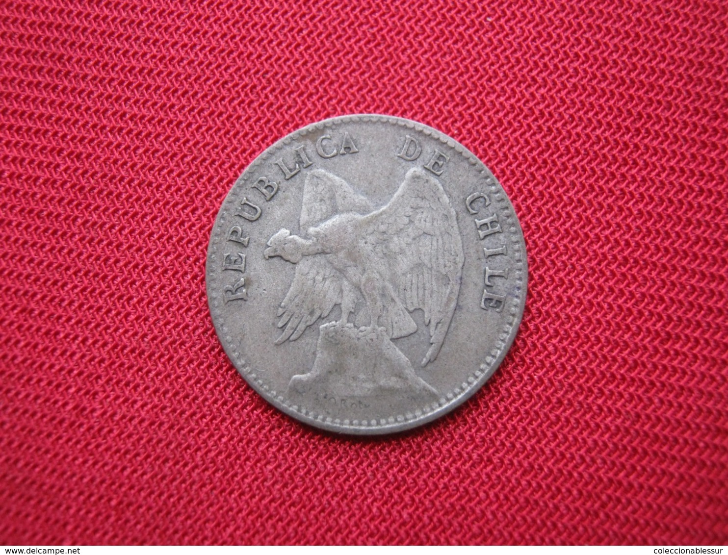 Chile 20 Centavos 1913 Argent Silver Km 151.3 - Chili