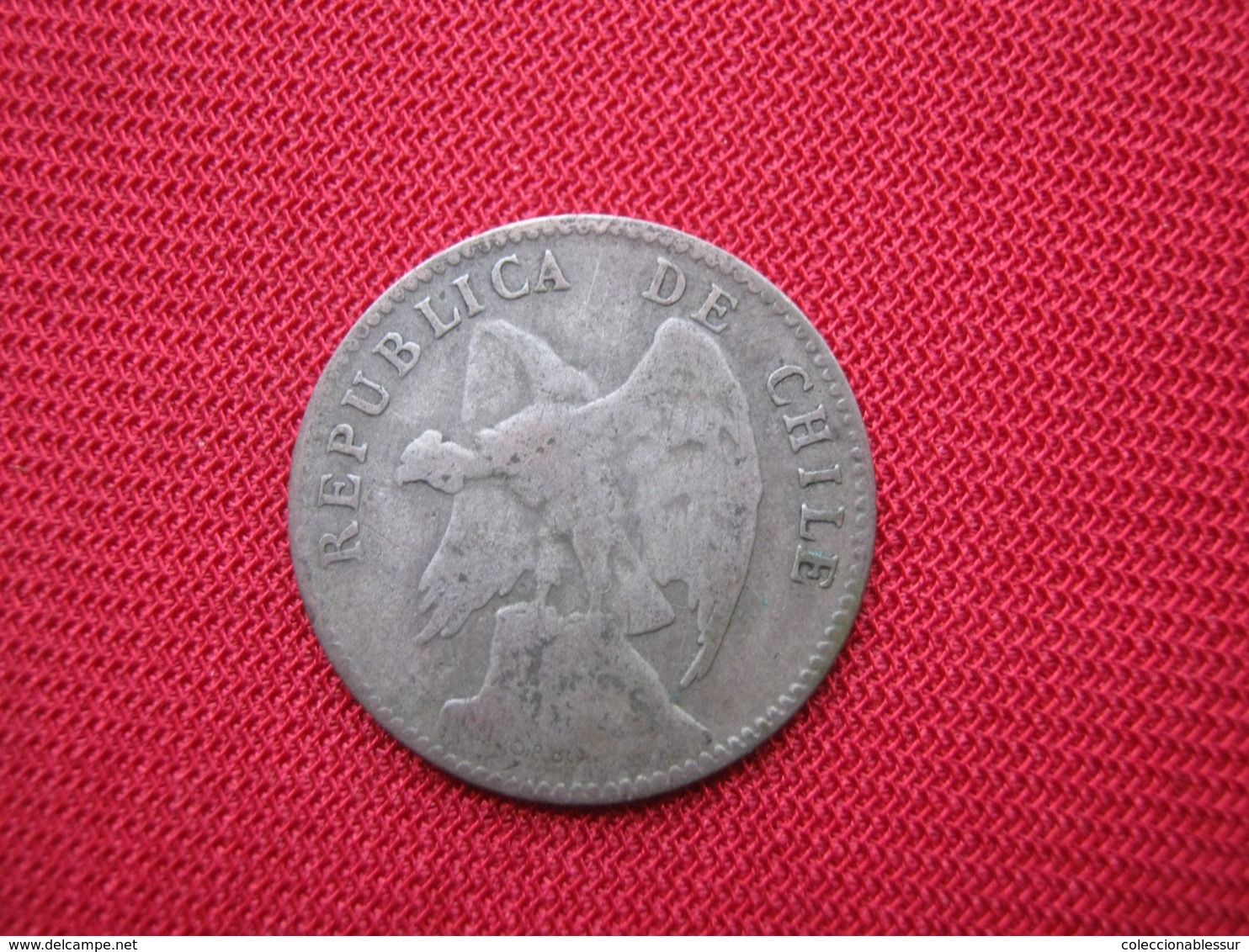 Chile 20 Centavos 1908 Argent Silver Km 151.3 - Chili