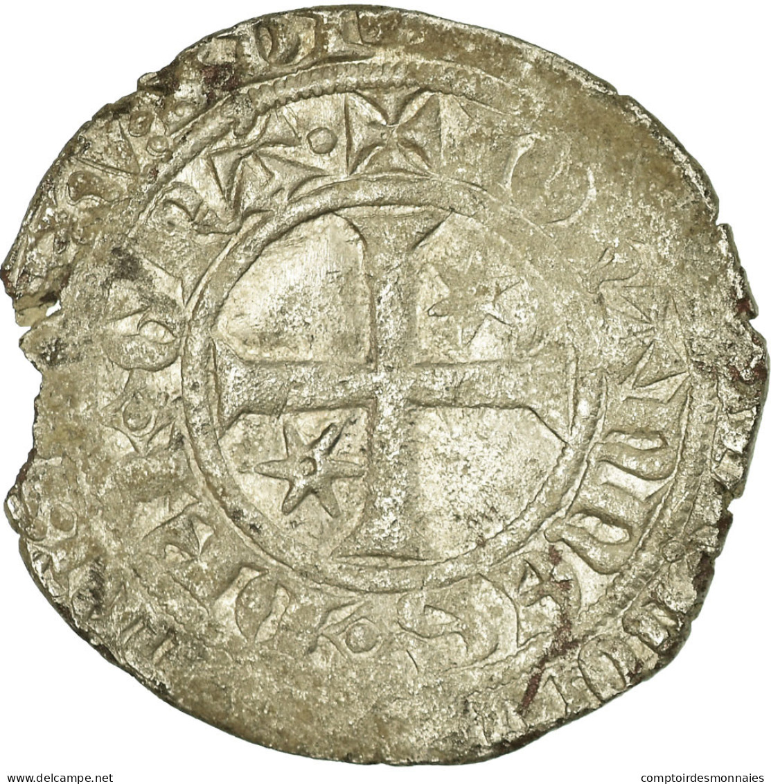 Monnaie, France, Jean II Le Bon, Gros à L’étoile, 1360, TB+, Billon - 1350-1364 Johann II. Der Gute