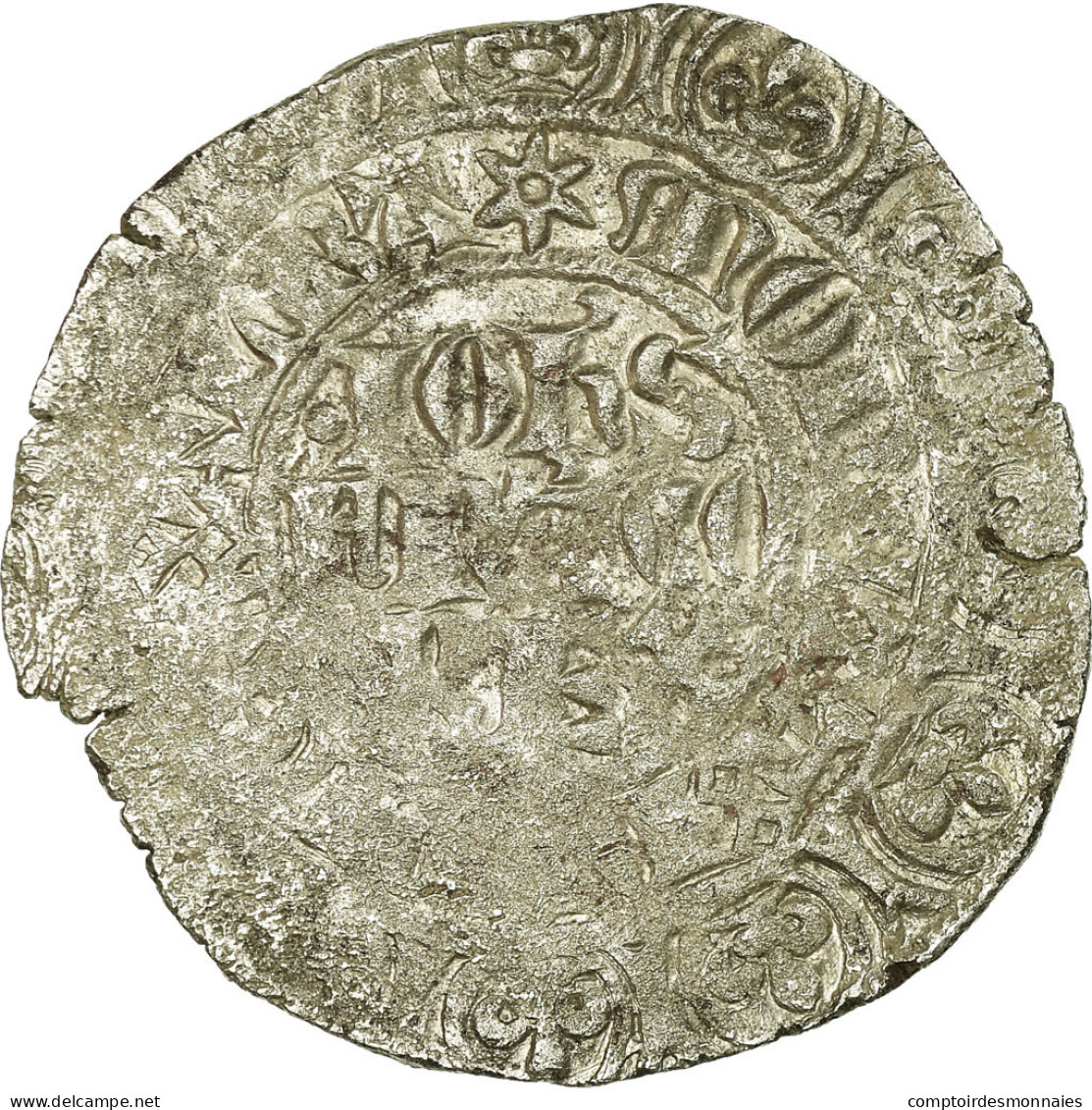 Monnaie, France, Jean II Le Bon, Gros à L’étoile, 1360, TB+, Billon - 1350-1364 Juan II El Bueno