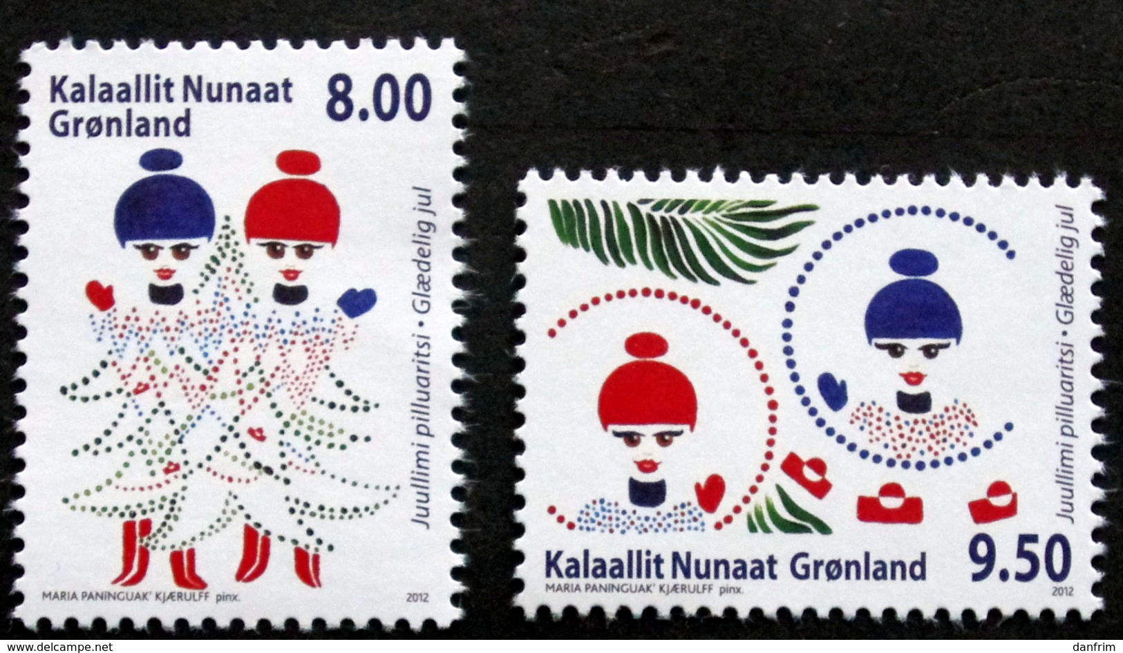 GREENLAND 2012     Minr.625-26  MNH  (**)   (lot F 1247 ) - Unused Stamps