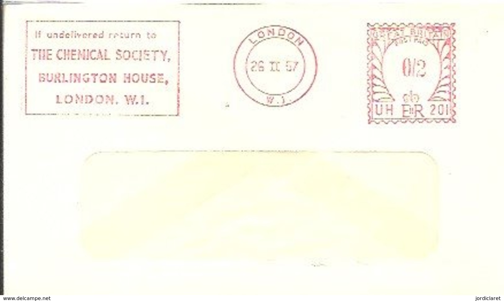 LETTER EMA 1931  GREAT BRETAIN - Química