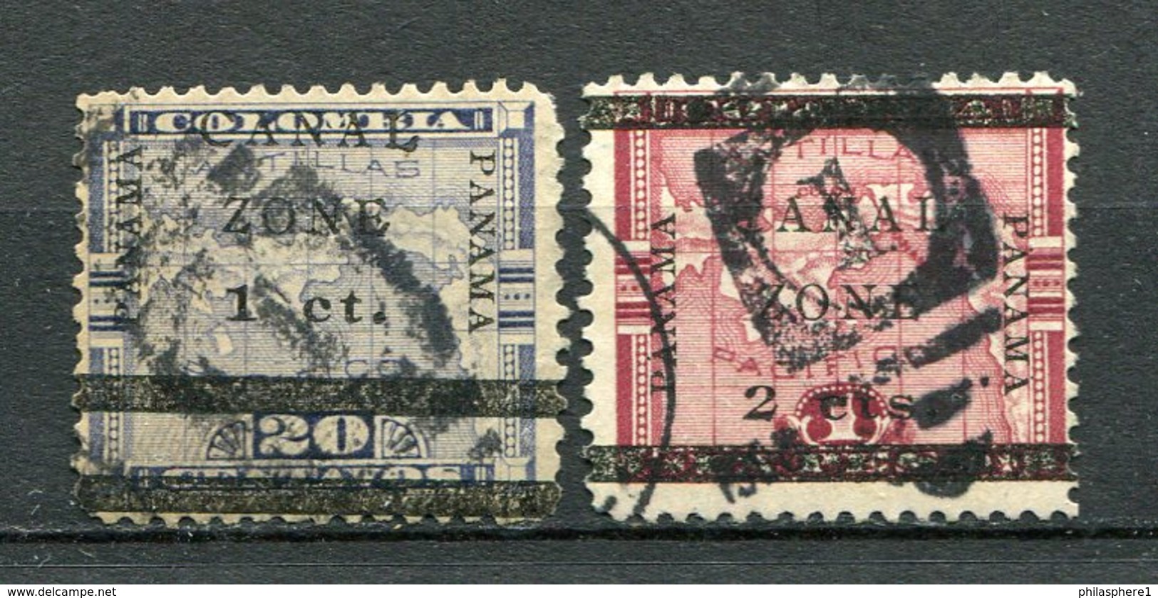 Panama Kanalzone Nr.15/8       O  Used      (047) - Kanalzone