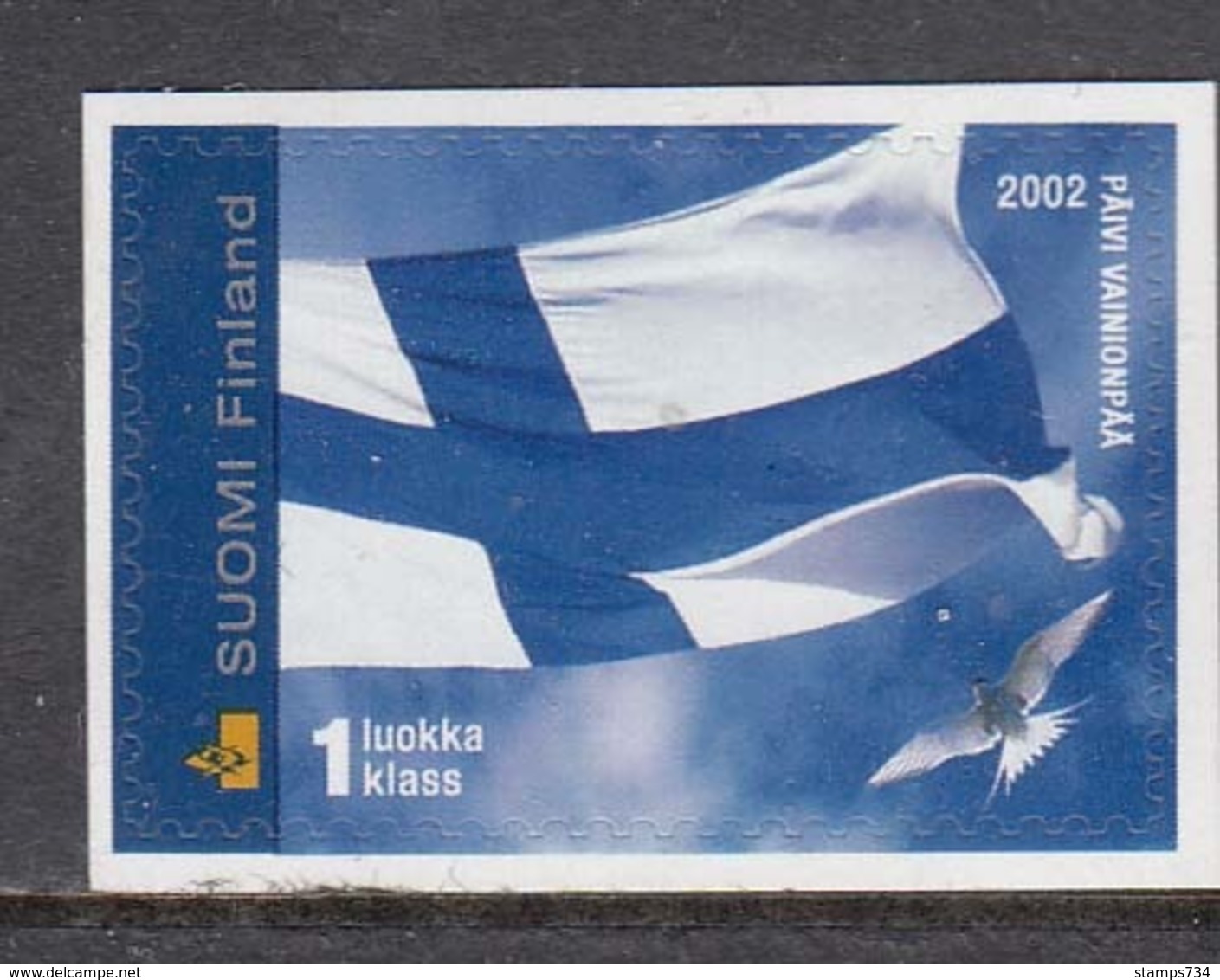 Finland 2002 - Freimarke: Nationalflagge, Mi-Nr. 1601, MNH** - Unused Stamps