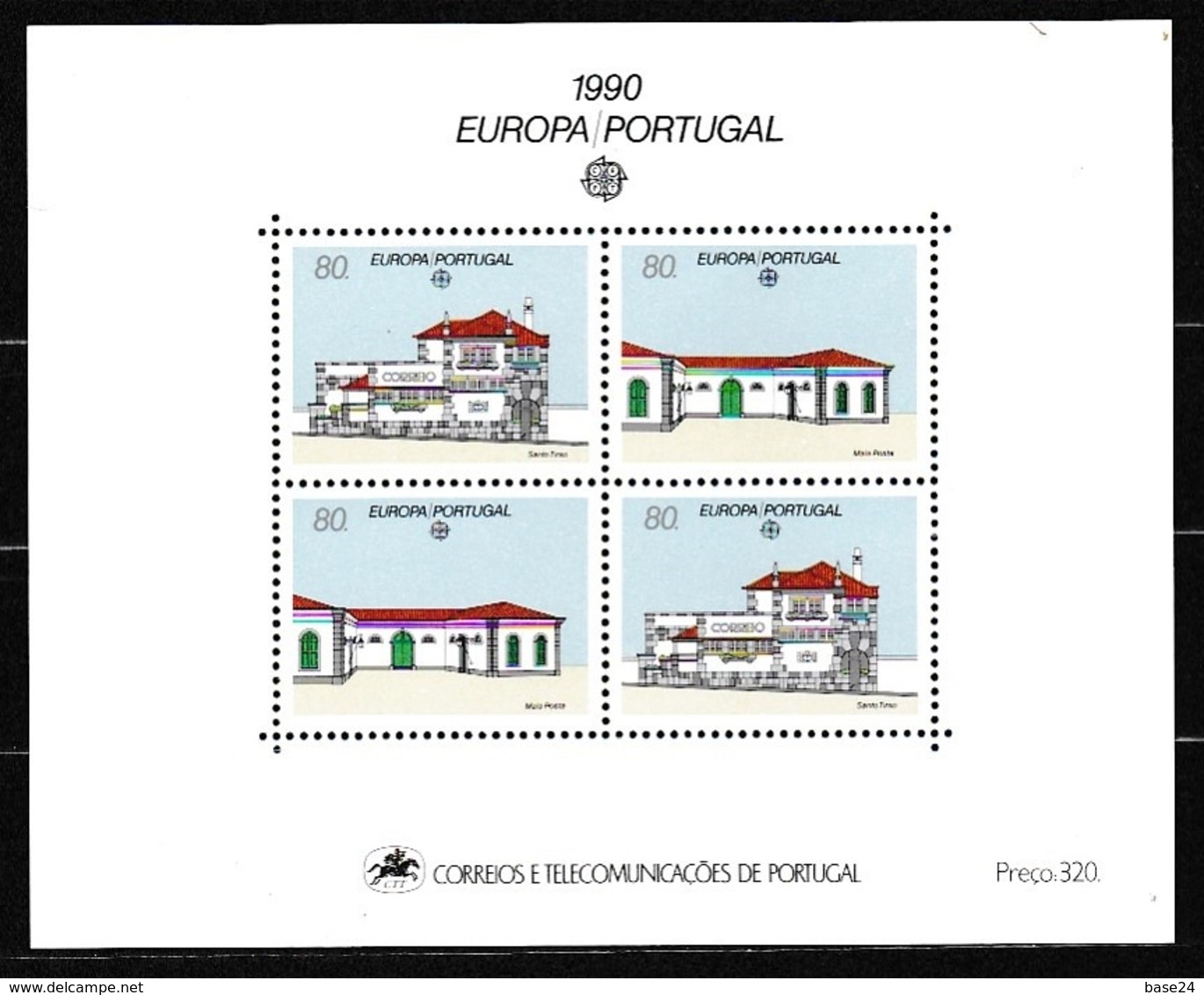 1990 Portogallo Portugal EUROPA CEPT EUROPE Foglietto MNH** Souv. Sheet - 1990