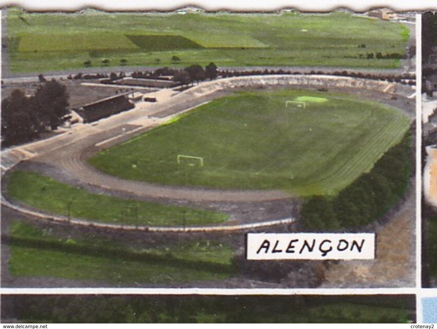 En Avion Au Dessus De L'ORNE N°525 VOIR ZOOM Stade De Foot D'Alençon Flers Rabodanges Tinchebray Argentan - Other & Unclassified