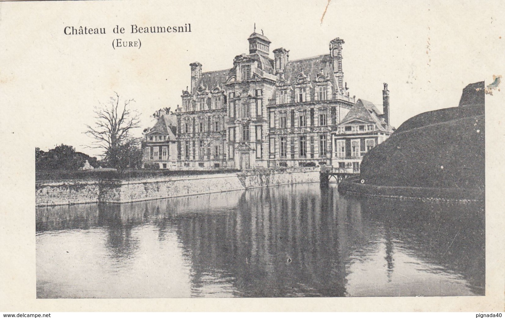 Cp , 27 , BEAUMESNIL , Le Château - Beaumesnil