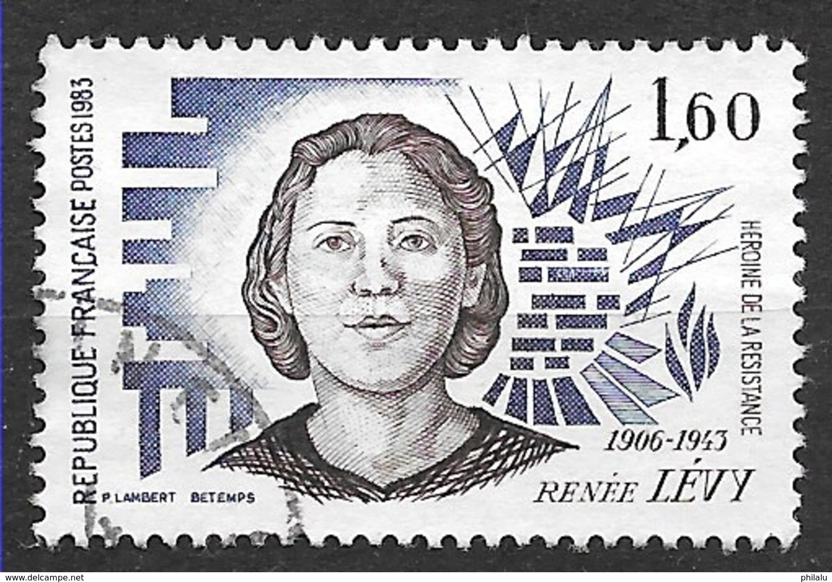 FRANCE 2293 Renée Lévy Héroïne De La Résistance . - Used Stamps