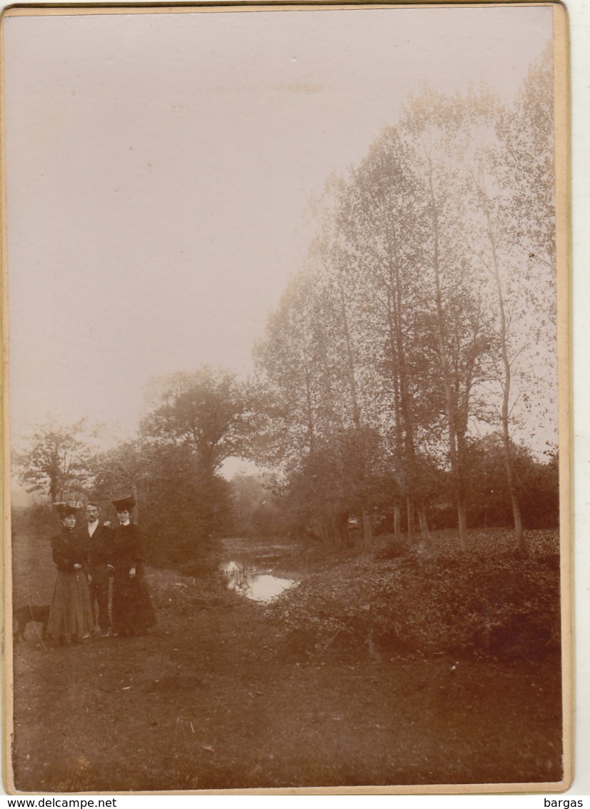 Photo Originale Sur Carton Octobre 1904  Vallée De La Corbinières Lle Et Vilaine - Lieux