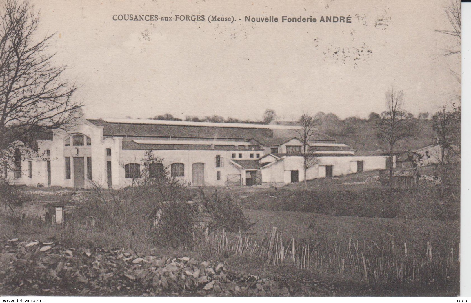 MEUSE - COUSANCES Aux FORGES - Nouvelle Fonderie ANDRE  ( - Timbre à Date De 1927 ) - Autres & Non Classés