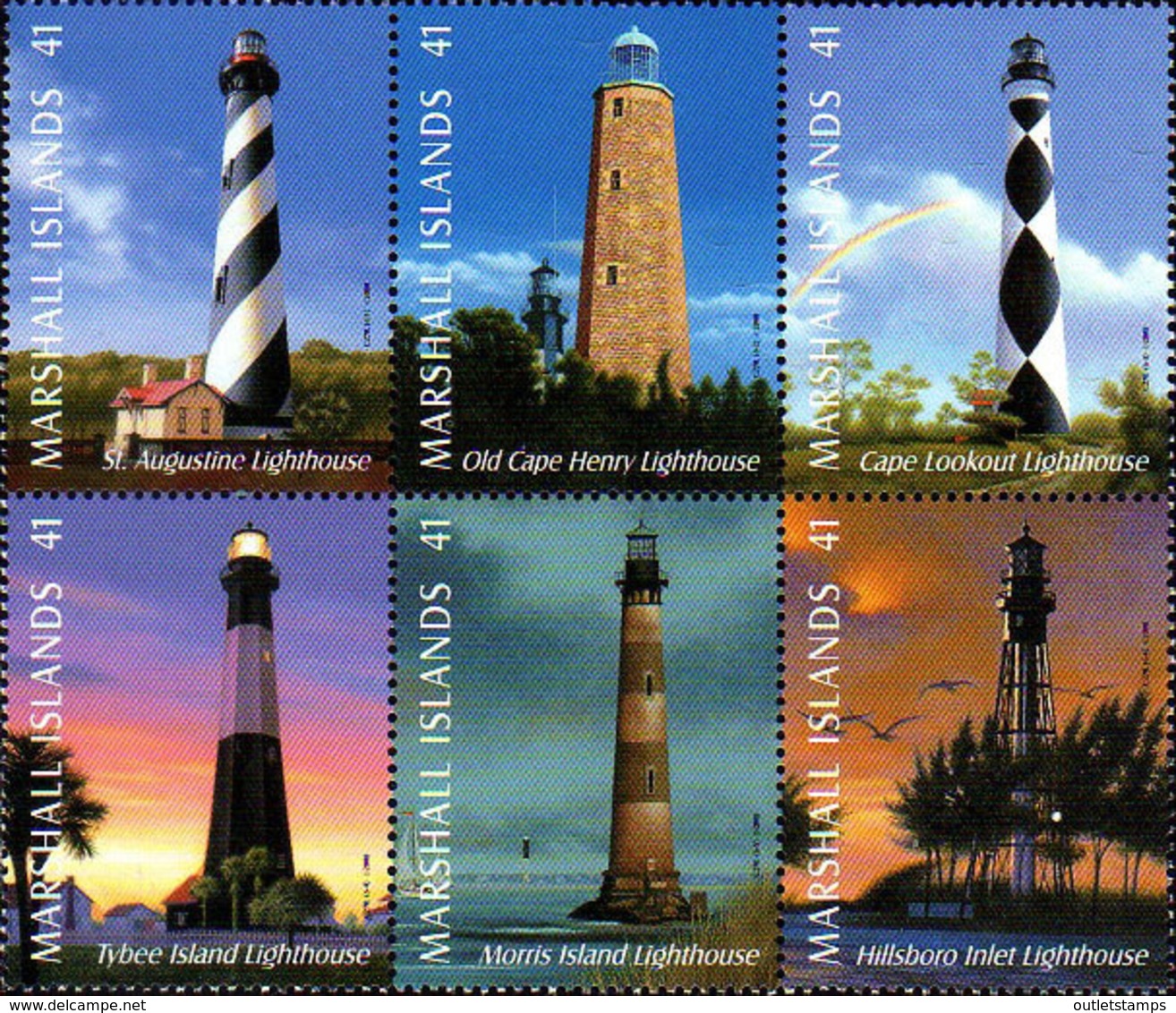 Ref. 338113 * NEW *  - MARSHALL Islands . 2008. LIGHTHOUSES. FAROS - Islas Marshall