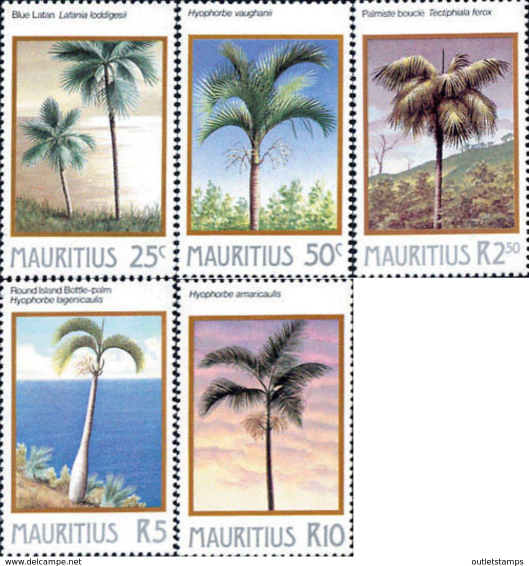 Ref. 162695 * NEW *  - MAURITIUS . 1984. PALM TREES. PALMERAS - Mauricio (1968-...)