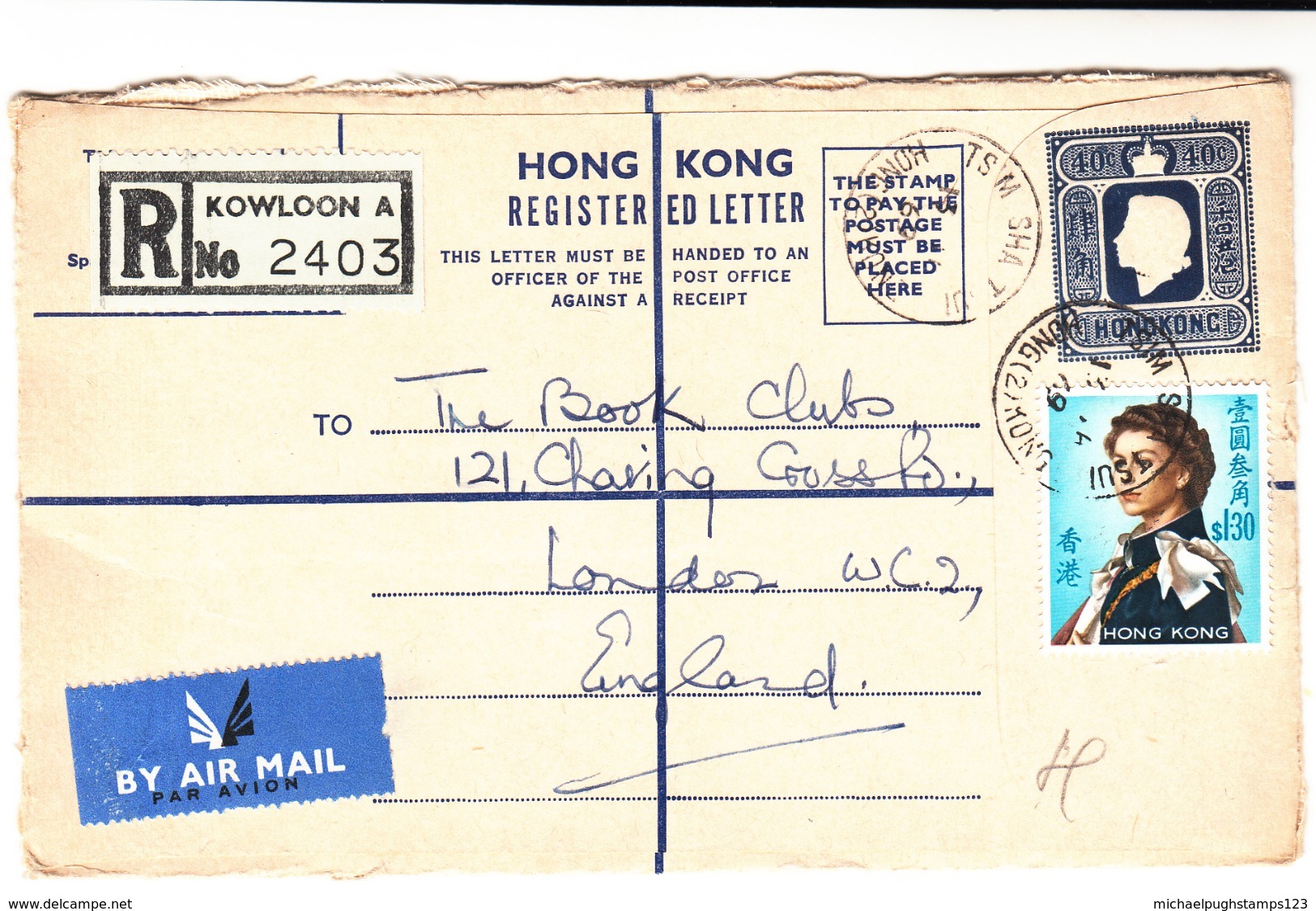 Hongkong / Airmail / Stationery / G.B. - Altri & Non Classificati