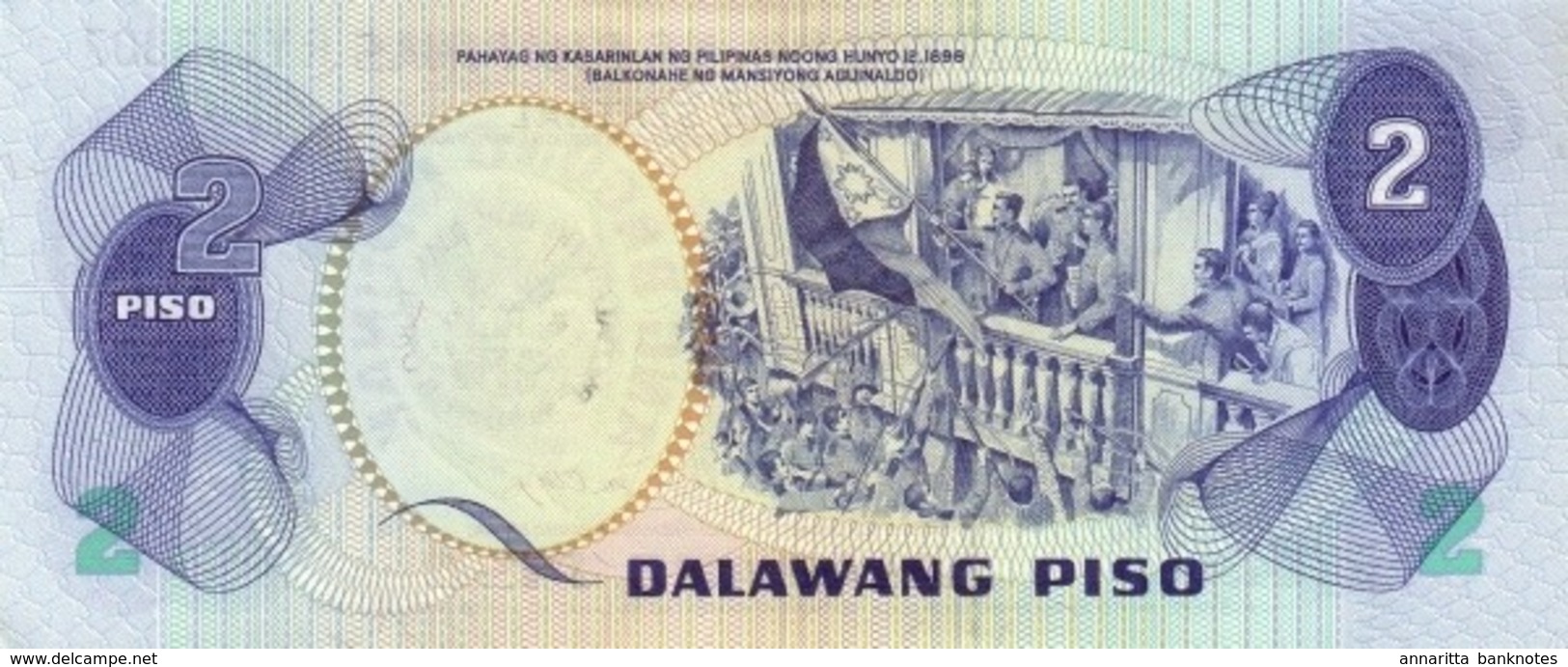 PHILIPPINES 2 PISO (PESOS) 1981 P-166a UNC COMM. [PH1025a] - Philippines