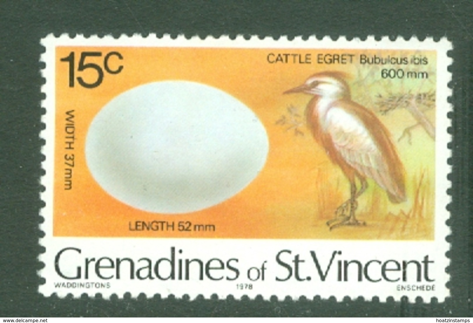 St Vincent Grenadines: 1978   Birds And Their Eggs  SG119    15c   [Imprint Date '1978']    MNH - St.Vincent & Grenadines