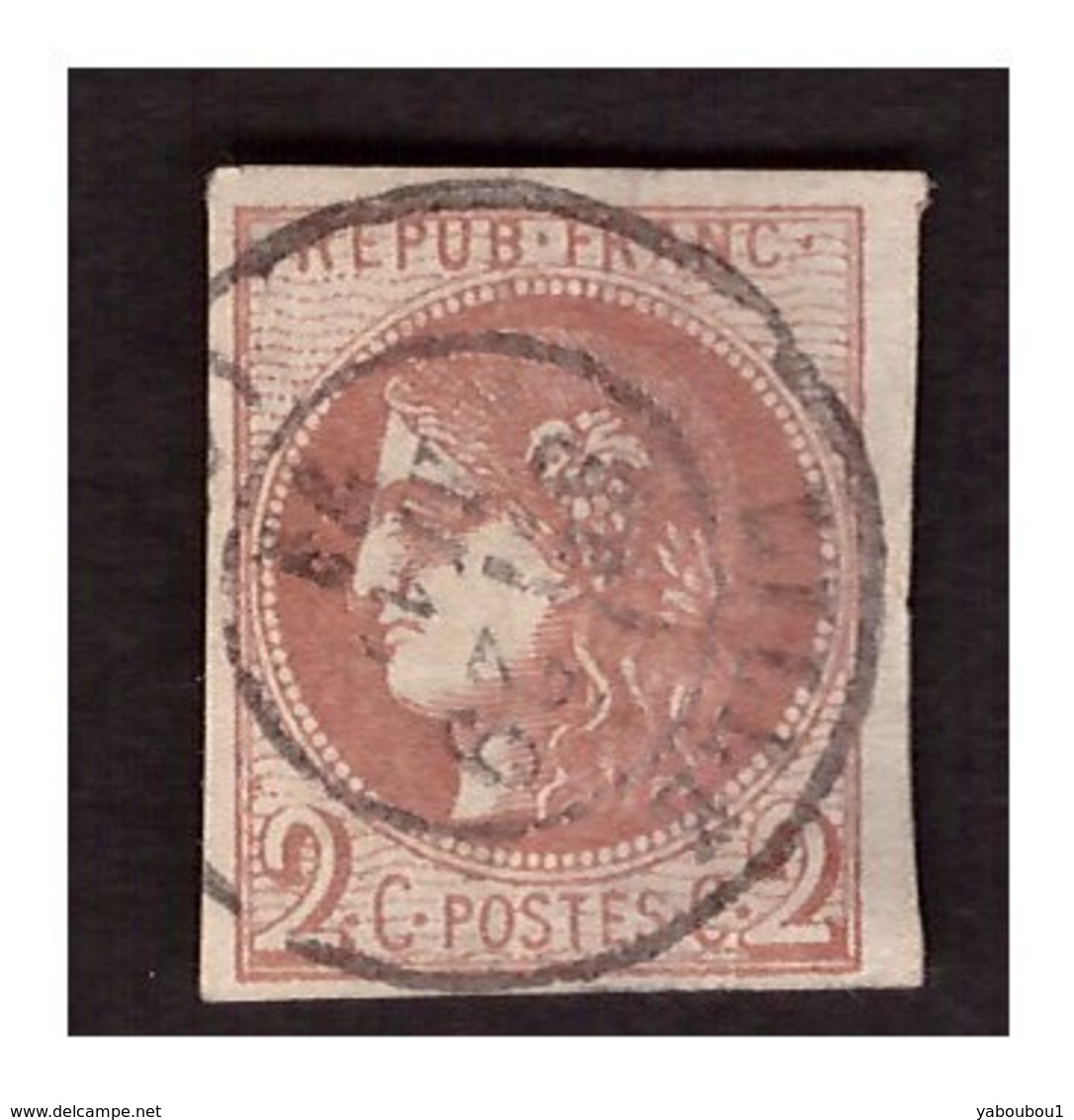 N° 40B Obl. - 1870 Ausgabe Bordeaux