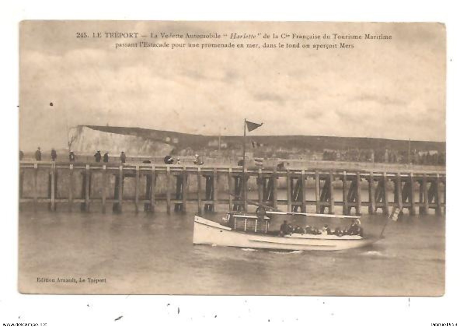 Le Tréport-La Vedette Automobile "Harlette"- (D.3328) - Le Treport