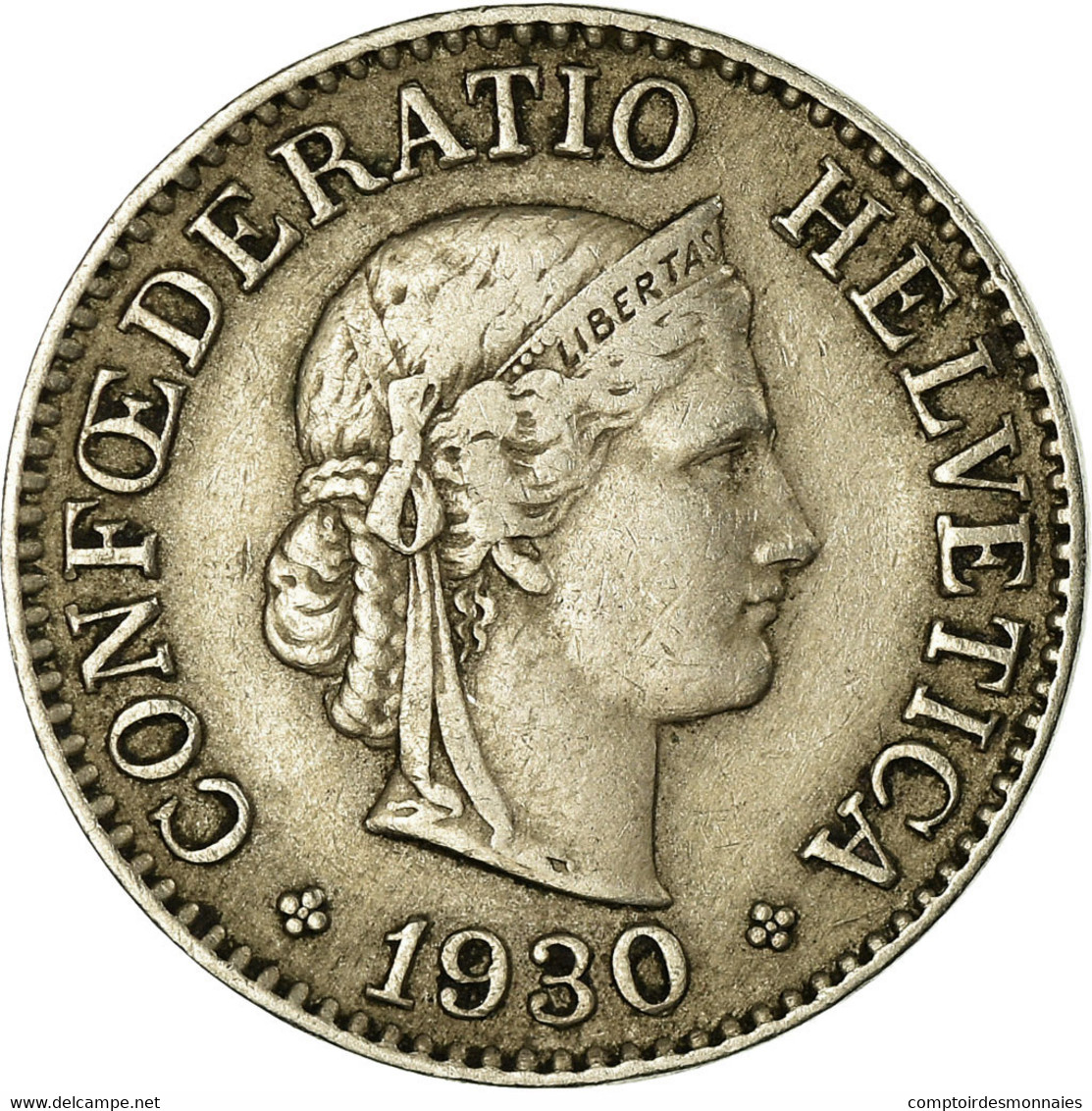 Monnaie, Suisse, 10 Rappen, 1930, Bern, TTB, Copper-nickel, KM:27 - Altri & Non Classificati