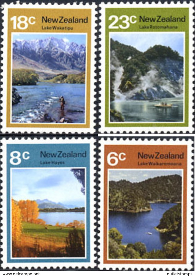 Ref. 173084 * NEW *  - NEW ZEALAND . 1972. LANDSCAPES. PAISAJES - Nuovi