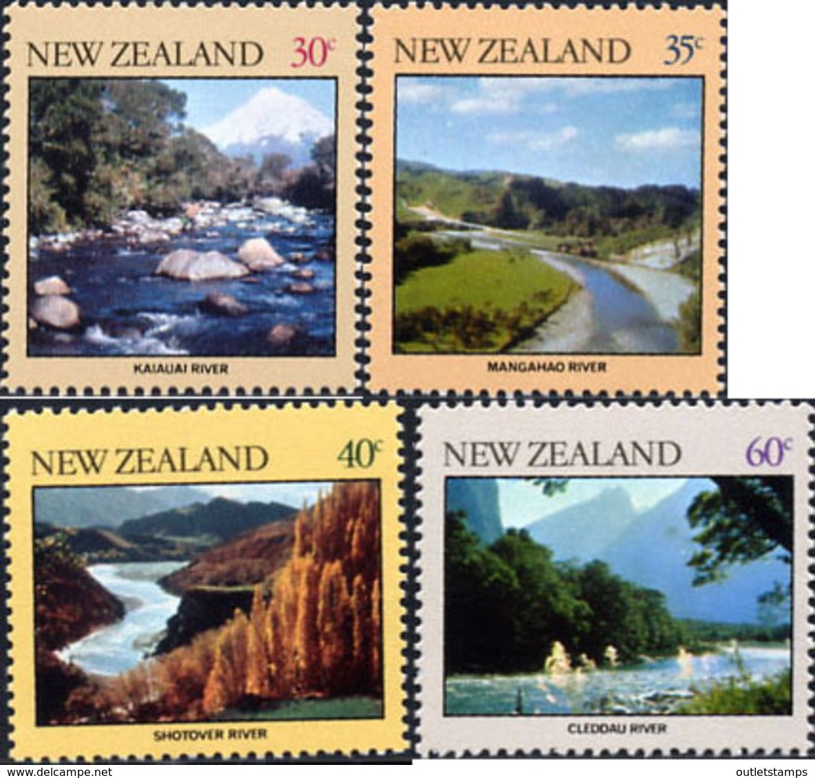 Ref. 173096 * NEW *  - NEW ZEALAND . 1981. LANDSCAPES. PAISAJES - Nuovi