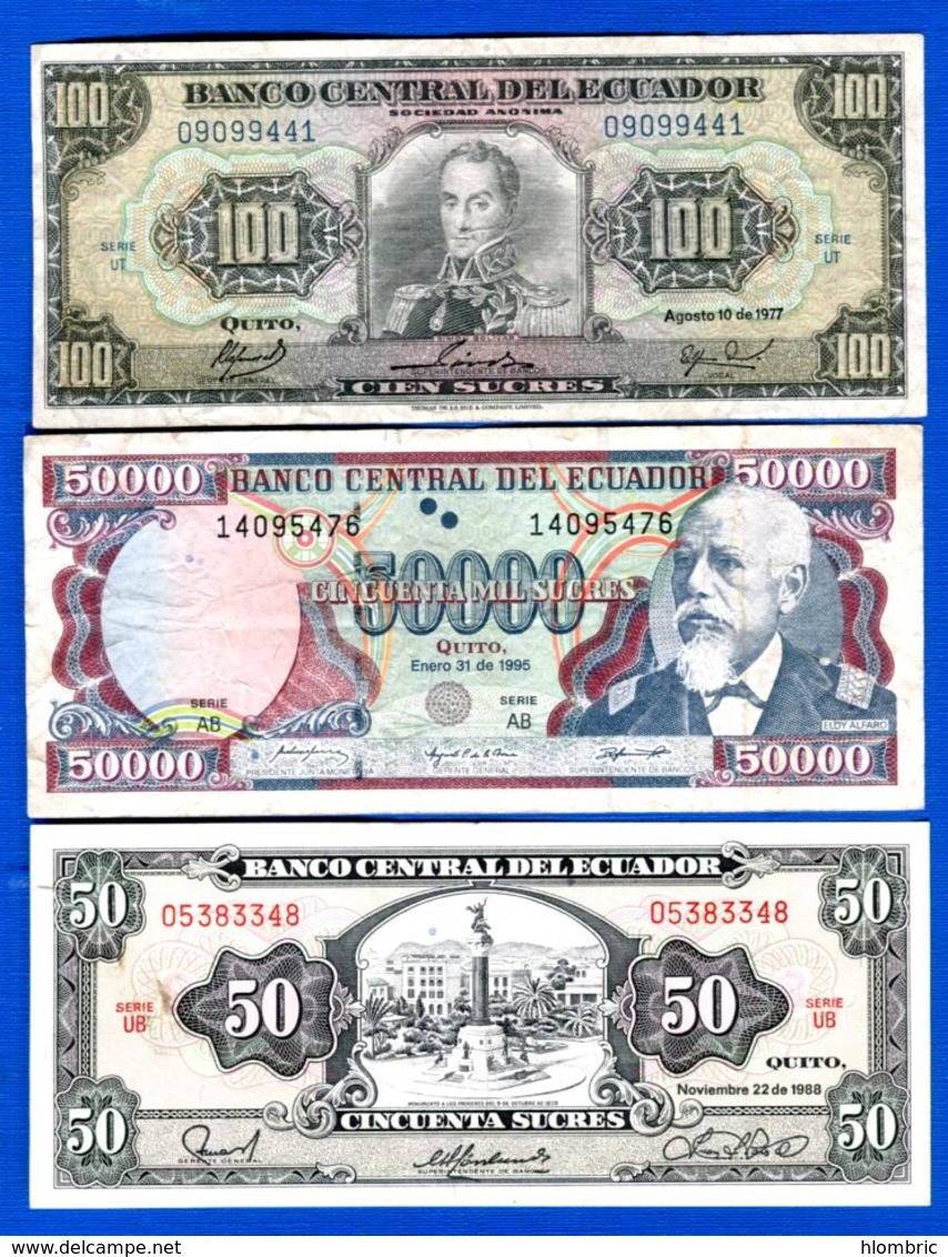 Equateur  6  Billets - Ecuador