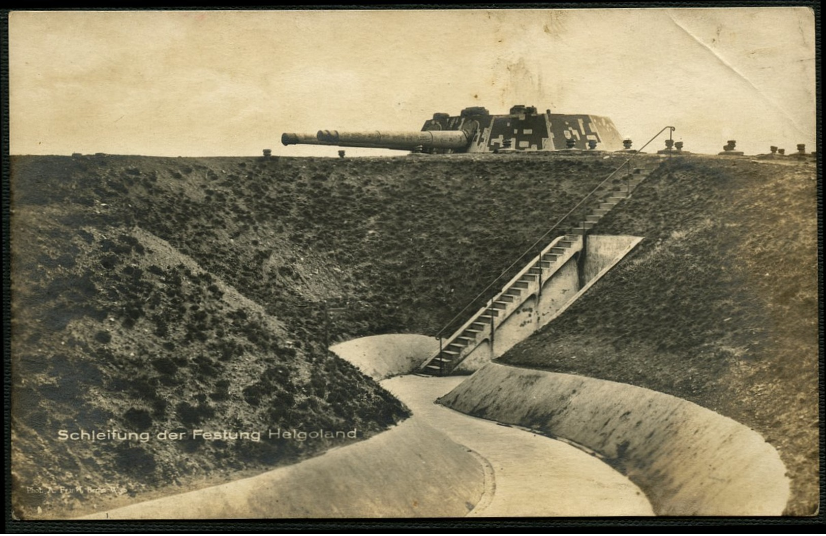 DEUTSCHLAND HELGOLAND Ca. 1920 BROMSILBER-PK DICKE BERTA, UNGELAUFEN - Helgoland