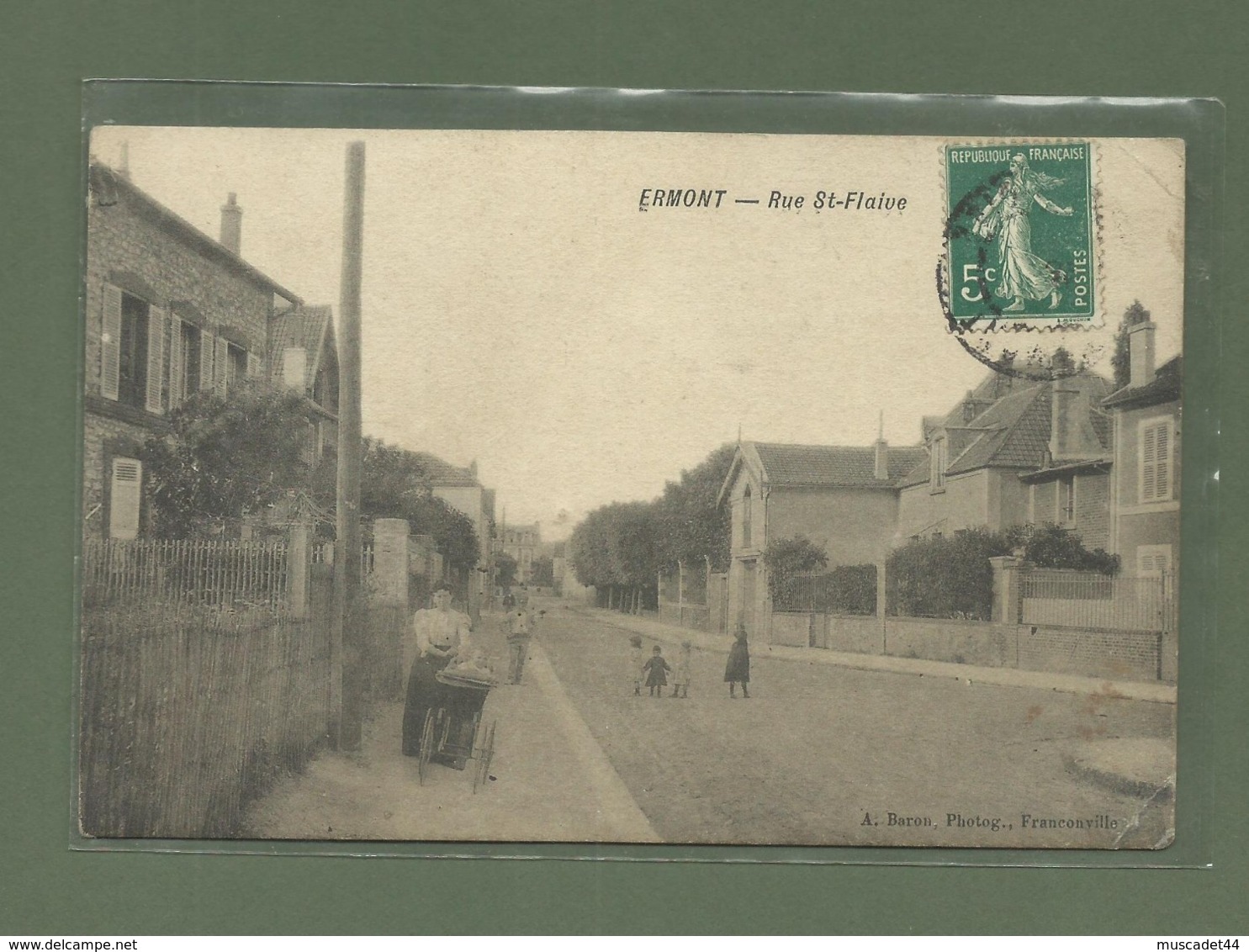 CARTE POSTALE 95 VAL D OISE ERMONT RUE ST FLAIVE - Ermont-Eaubonne