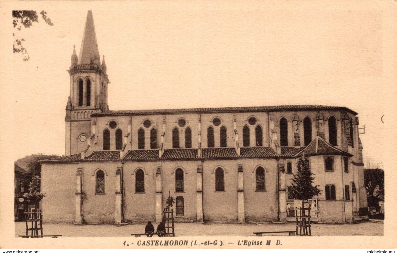 9463-2019    CASTELMORON   L EGLISE - Castelmoron