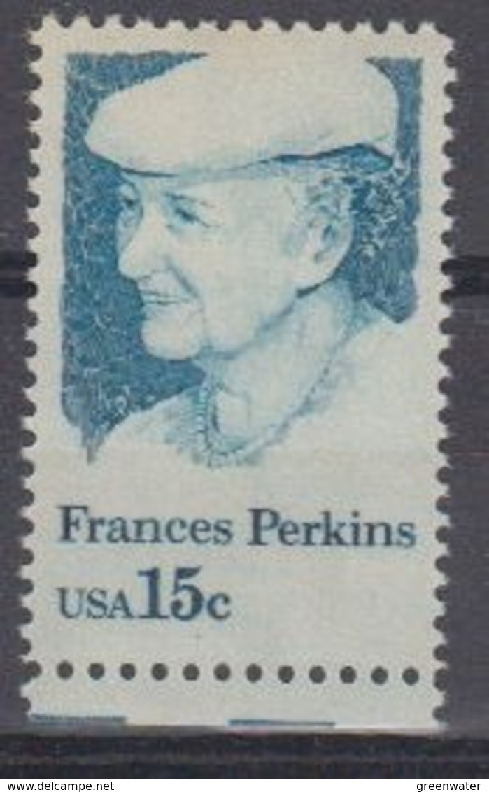 USA 1980 Frances Perkins 1v ** Mnh (45020) - Ongebruikt