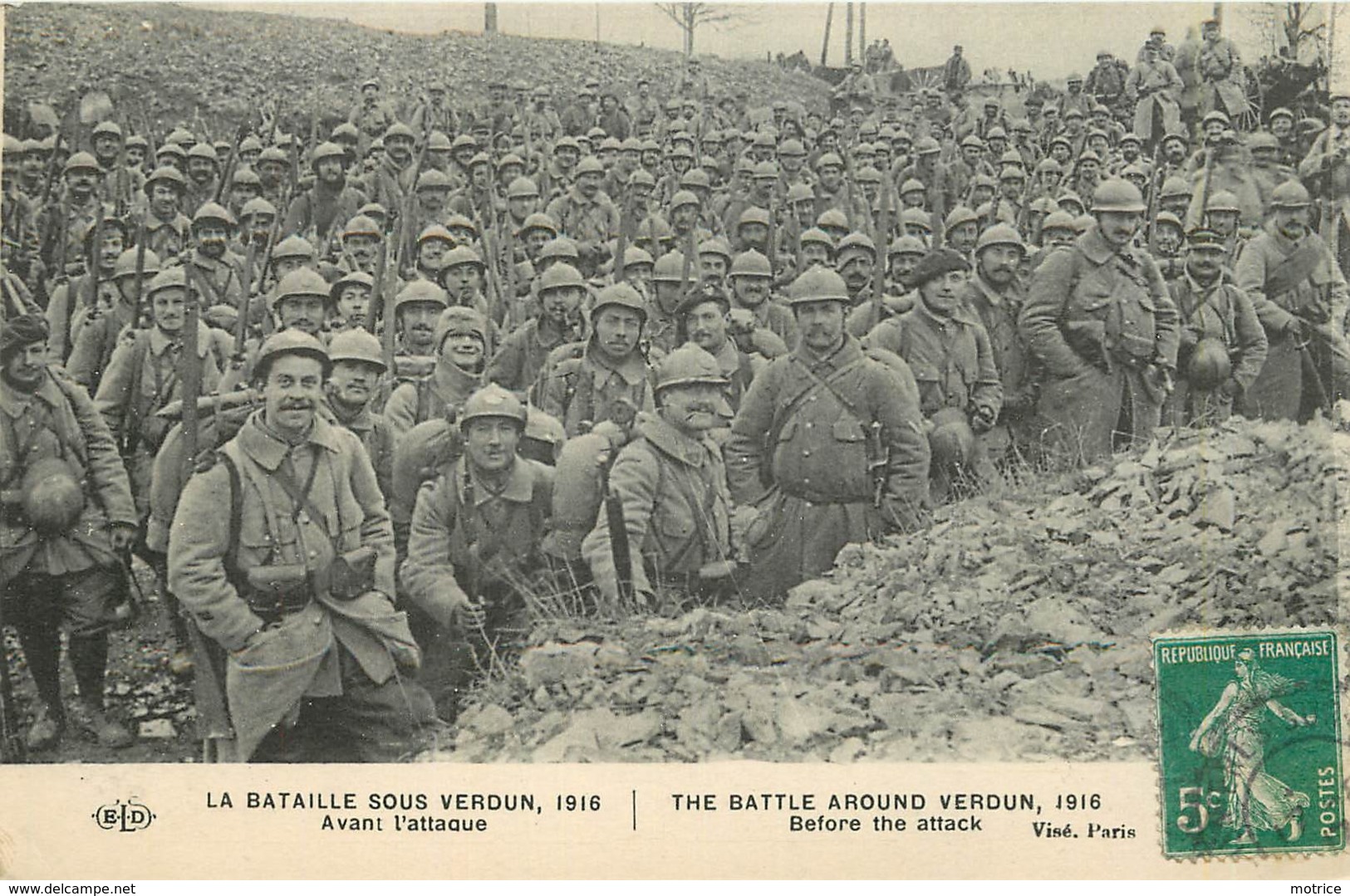 GUERRE 1914-18 - La Bataille Sous Verdun,avant L'attaque. (ELD éditeur). - Guerra 1914-18