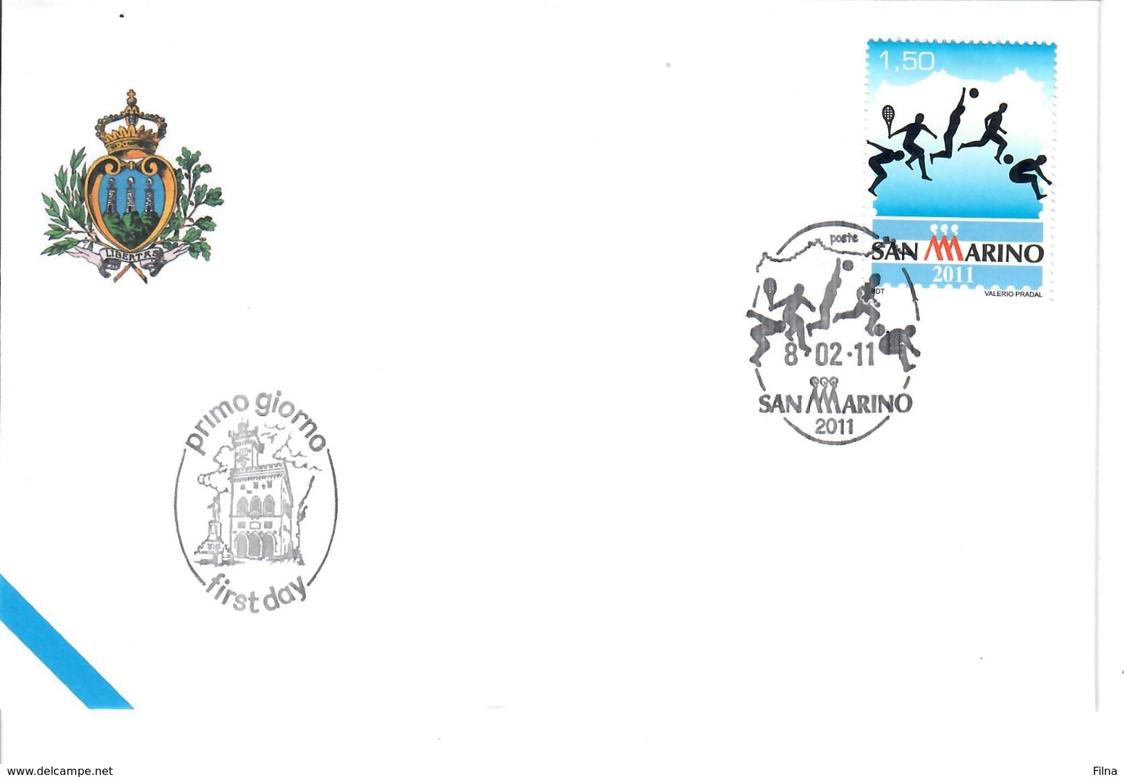 SAN MARINO 2011 - SPORT - FDC - FDC