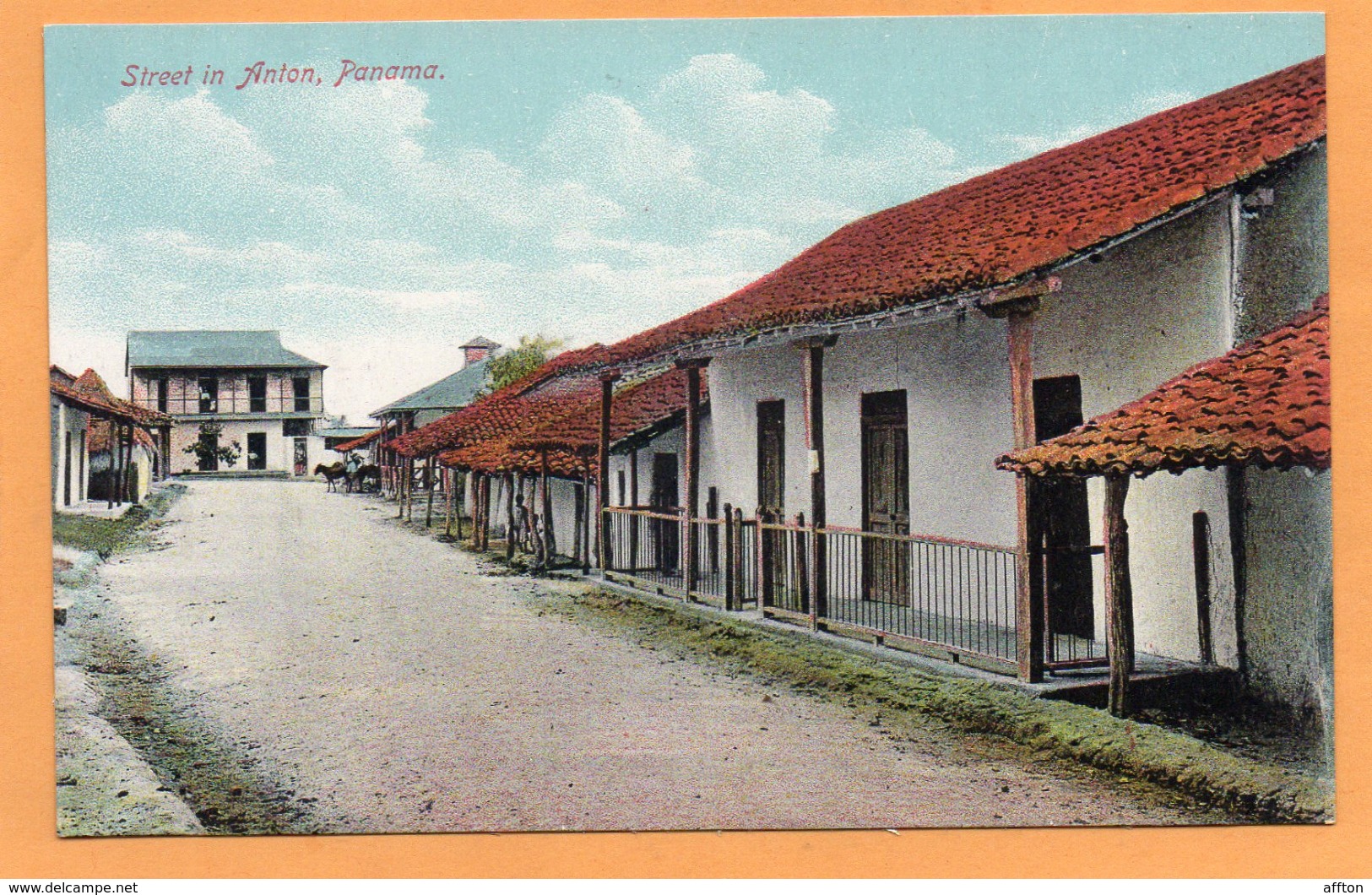 Anton Panama 1908 Postcard - Panama