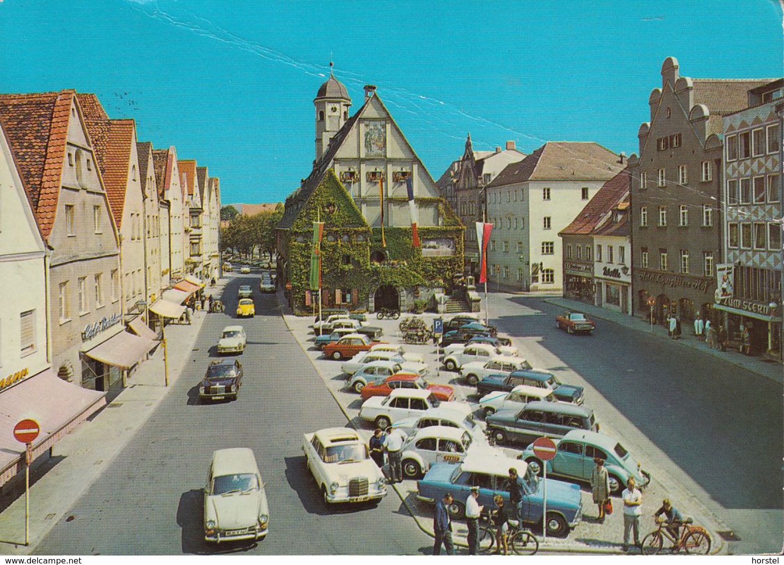 D-92637 Weiden - Oberer Markt - Cars - Opel - VW 1500 Variant - VW Käfer - Mercedes - Ford Taunus - Peugeot - Weiden I. D. Oberpfalz