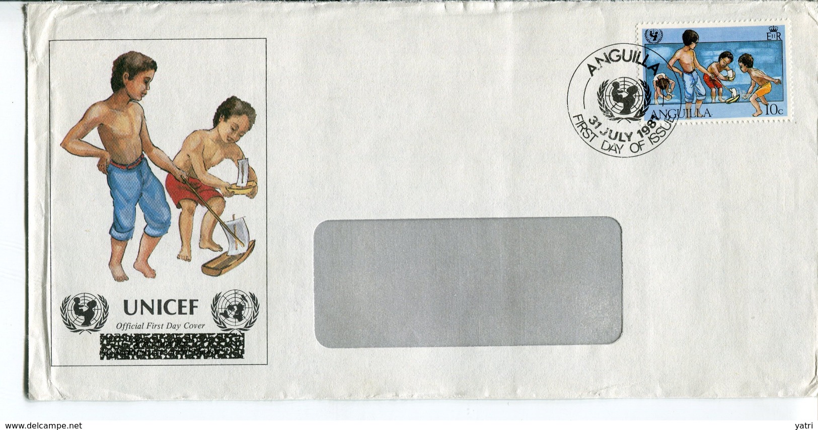 Anguilla (1981) - Busta FDC - Anguilla (1968-...)