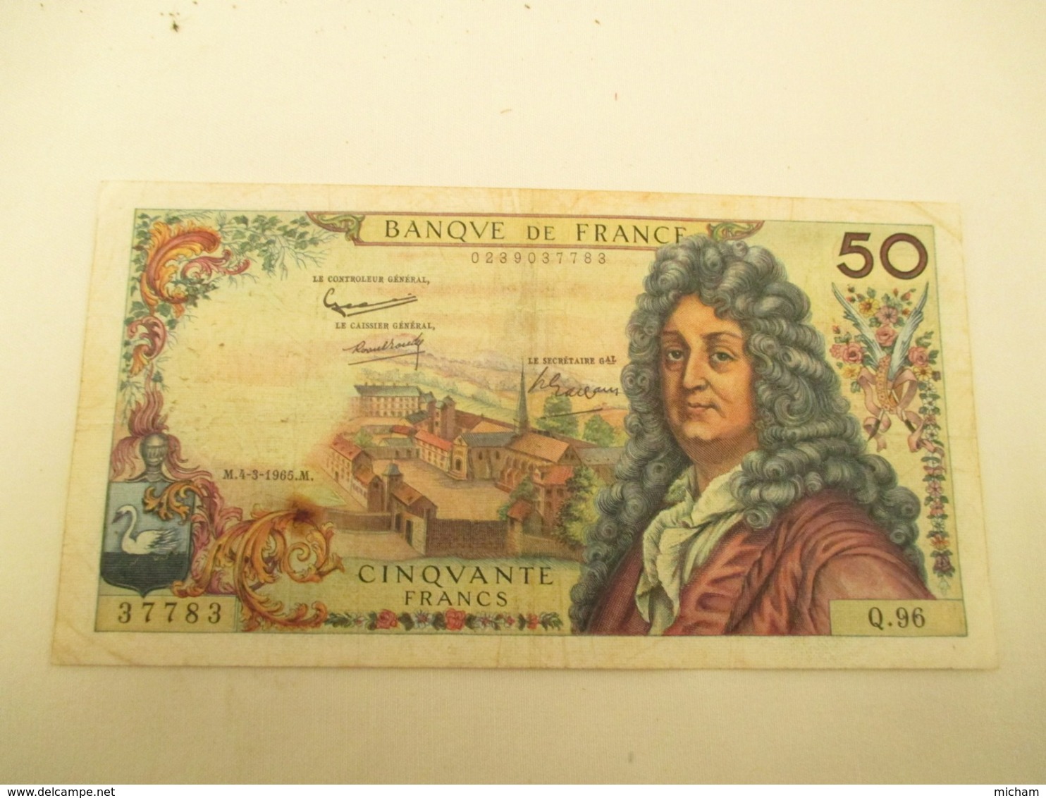 50 Franc Racine - 50 NF 1959-1961 ''Henri IV''