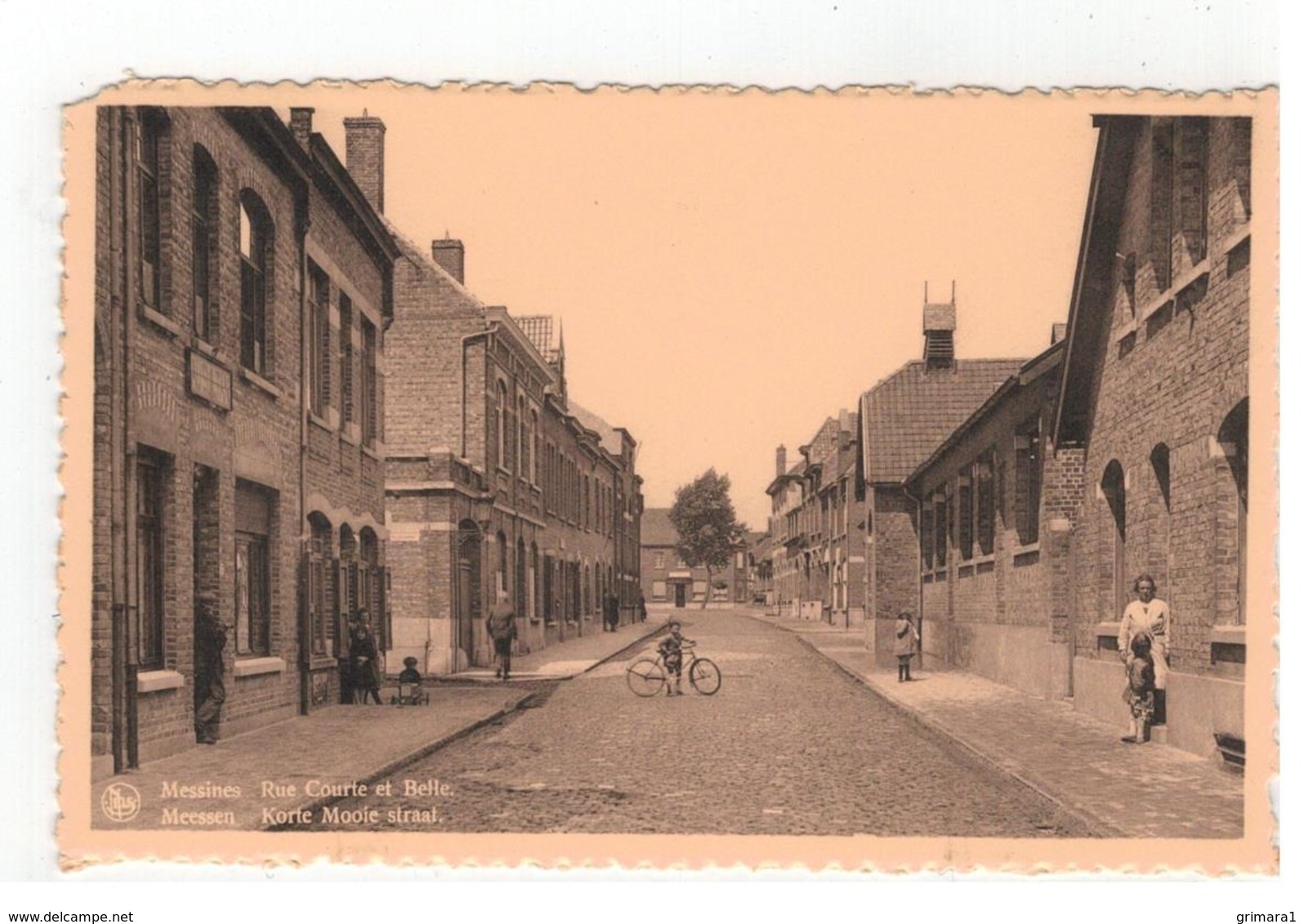 Mesen Meessen Messines - Korte Mooie Straat  Rue Courte Et Belle - Mesen