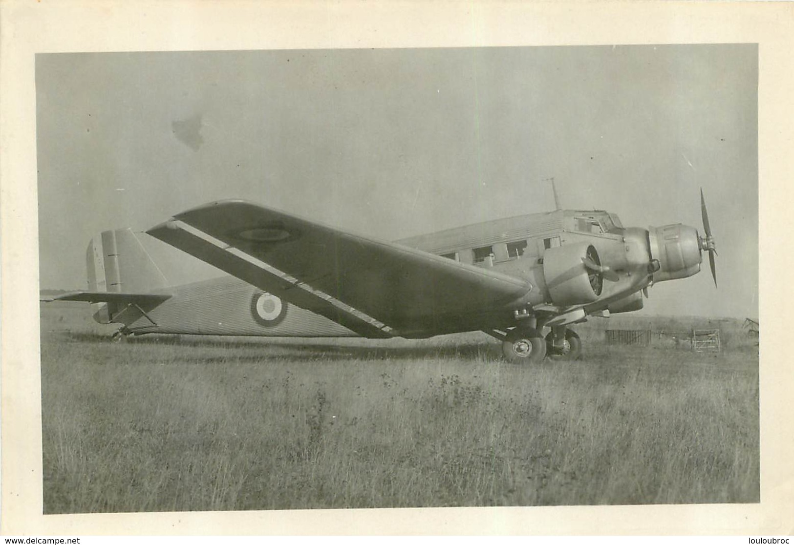 AVION JUNKERS 52 PHOTO ORIGINALE FORMAT  13 X 9 CM - Aviation