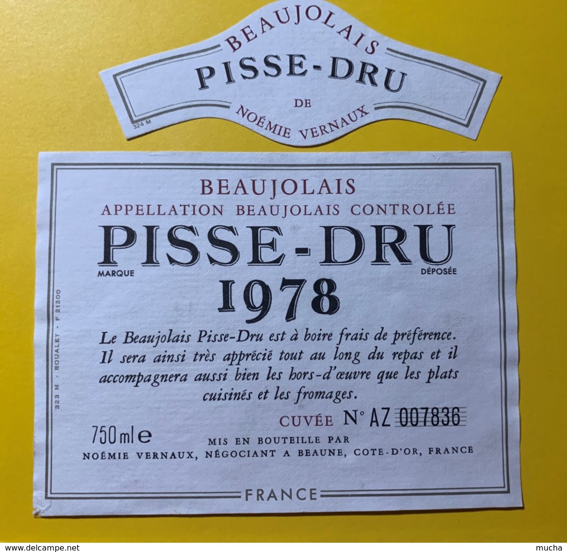 12101 - Beaujolais Pisse-Dru 1978 - Beaujolais