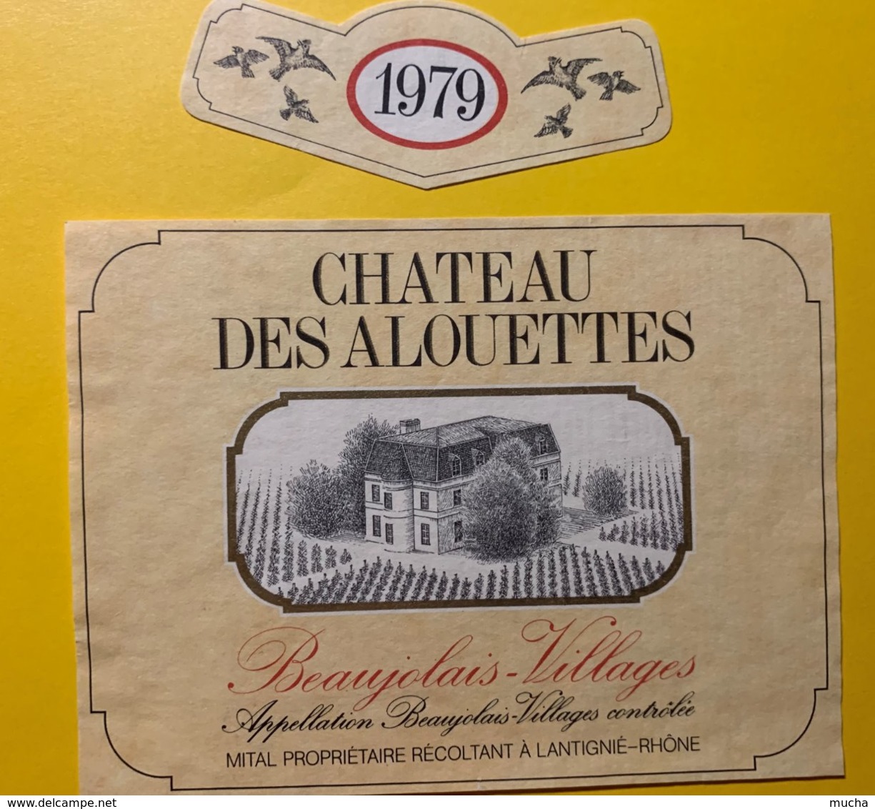 12102 -  Château Des Alouettes 1979 Beaujolais-Villages - Beaujolais