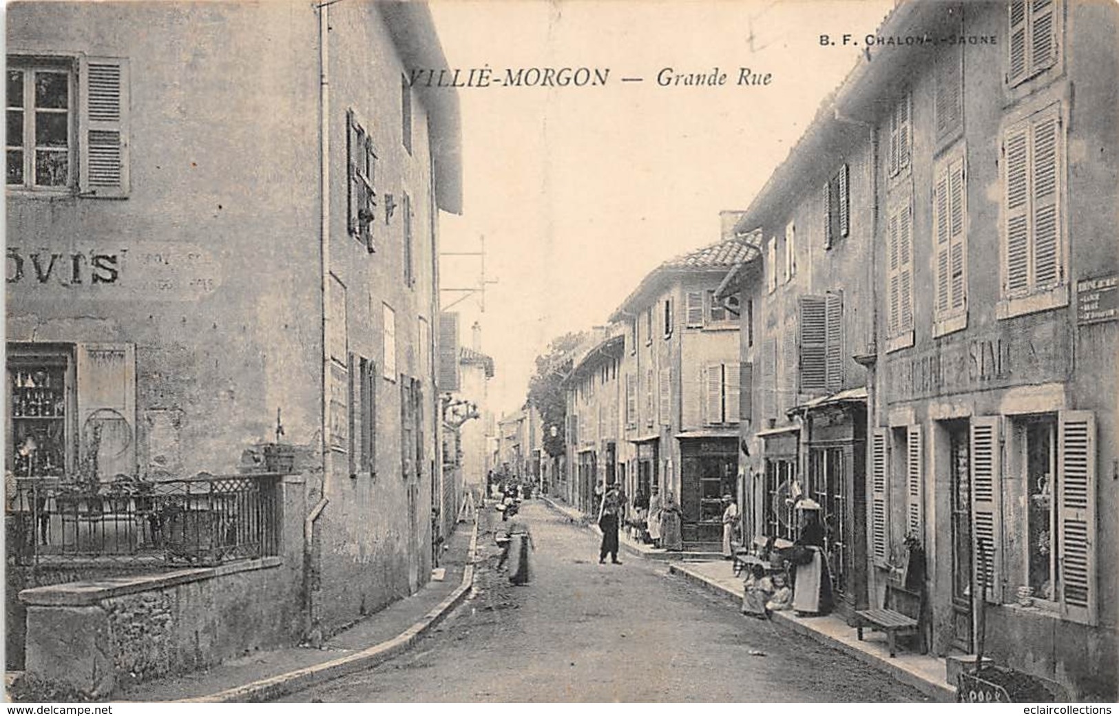 Villié Morgon        69           Grande Rue         (Pli Voir Scan) - Villie Morgon