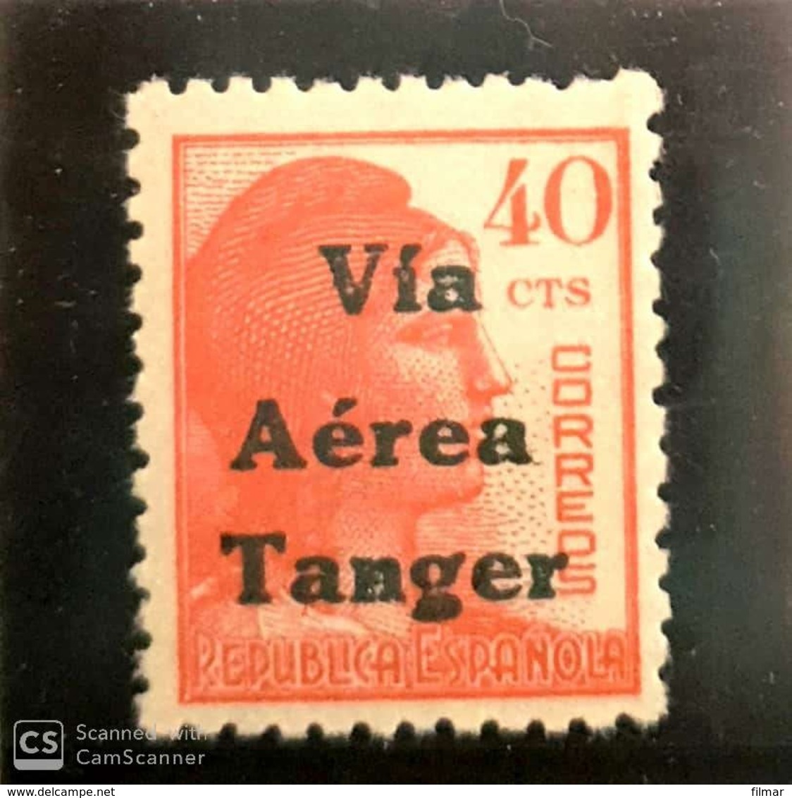 Tánger  N 134. Sin Charnela. - Spanish Morocco