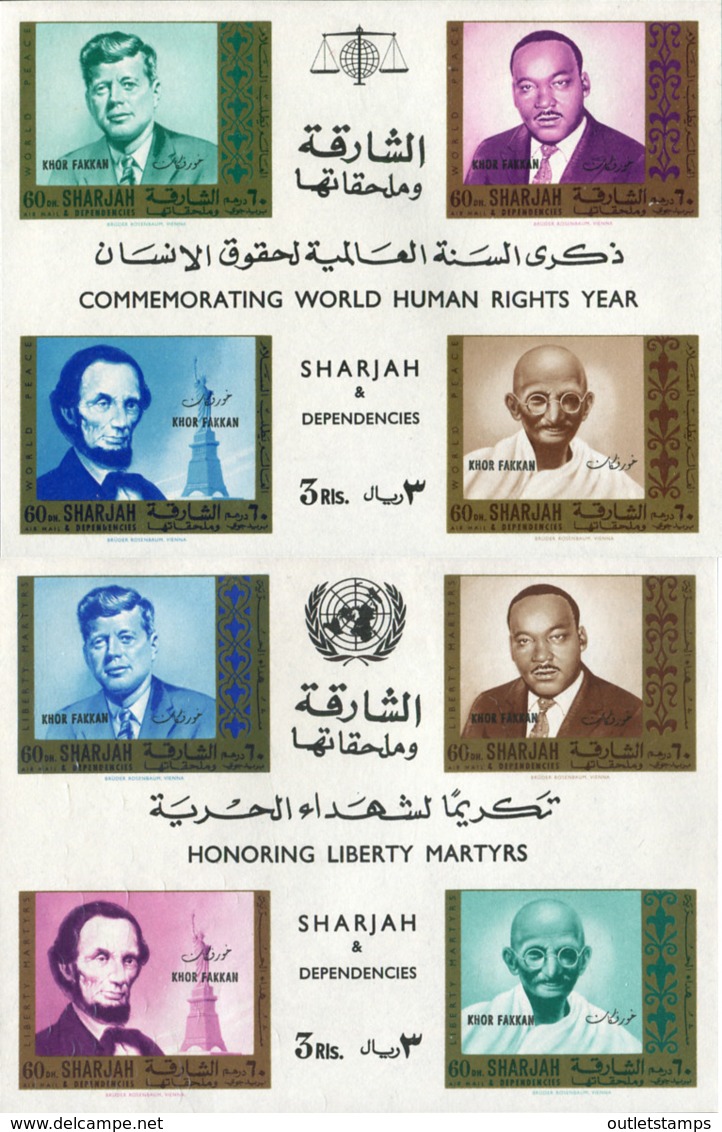 Ref. 373100 * NEW *  - SHARJAH. KHOR FAKKAN . 1968. LIBERTY MARTYRS. MARTIRES DE LA LIBERTAD - Sharjah