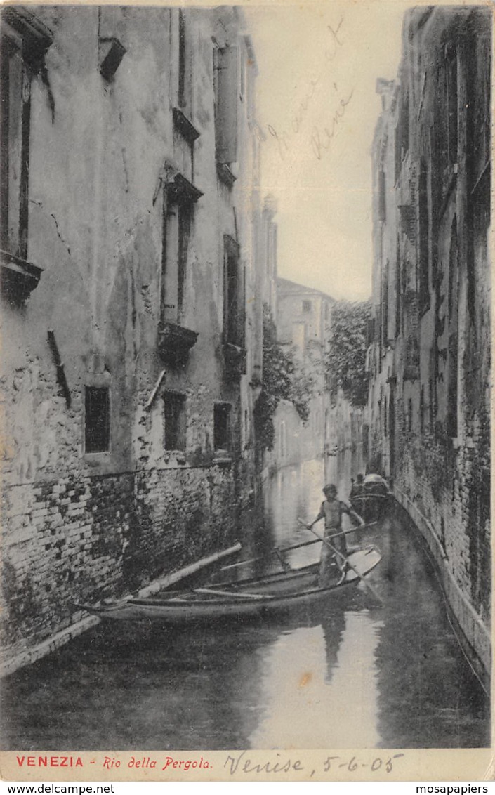 Venezia - 1905 - Rio Della Pergola - Venezia