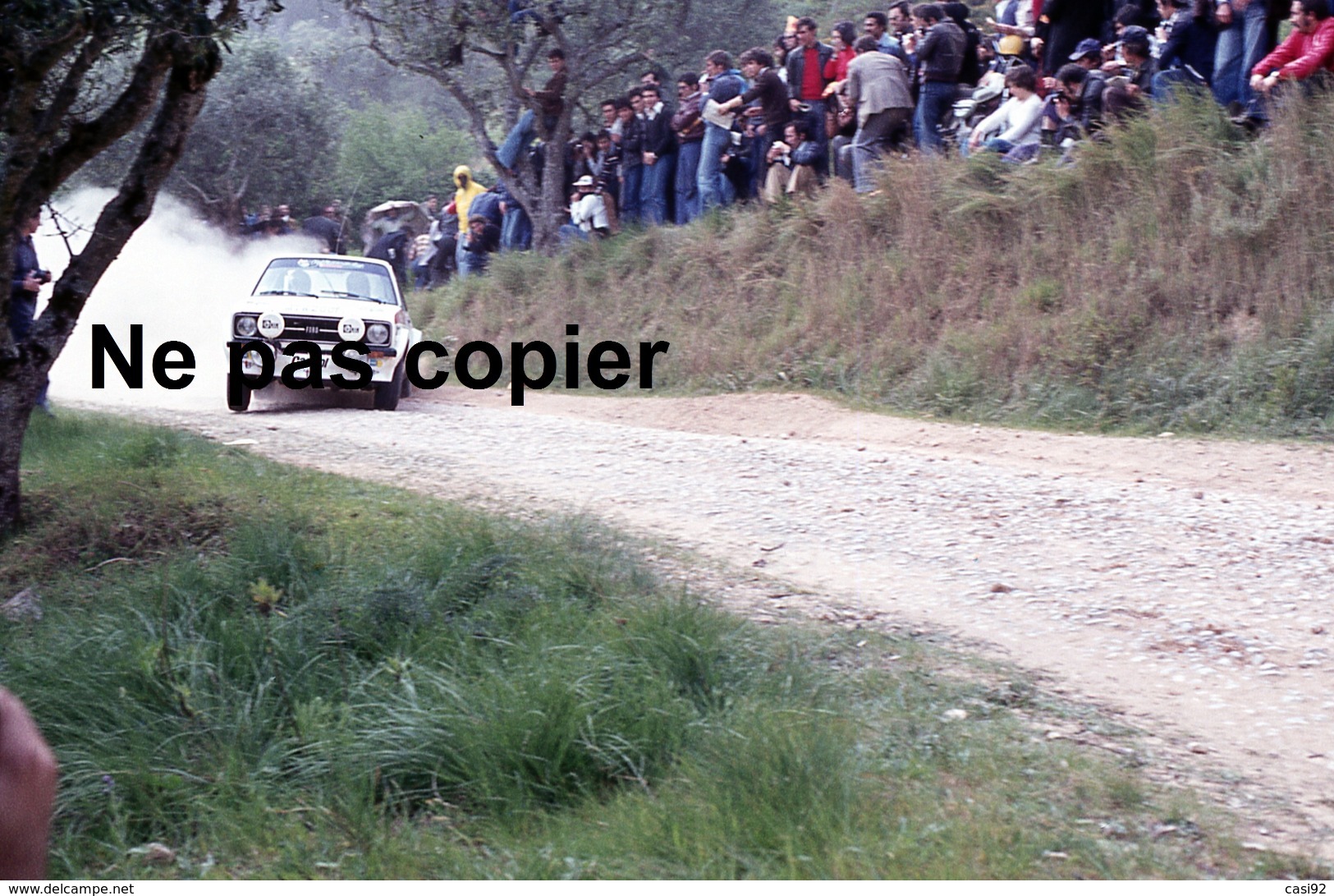 Négatif Photo Amateur Pour Diapositive De Voiture De Course - Championnat Du Monde Des Rallyes WRC - Ford - Diapositive