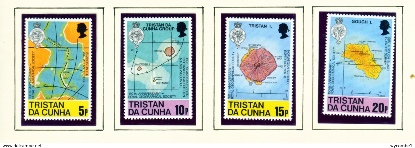 TRISTAN DA CUNHA  - 1980 Maps Set Unmounted/Never Hinged Mint - Tristan Da Cunha