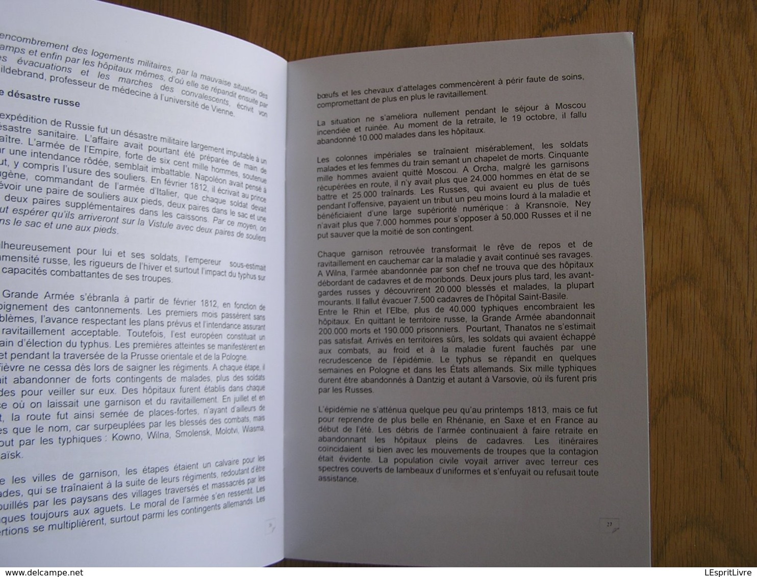 BULLETIN DES AMIS DE LIGNY N° 39 Histoire 1er EMPIRE 1815 Napoléon Epidémie Fontaine L'Evêque Maladie Peste Russie