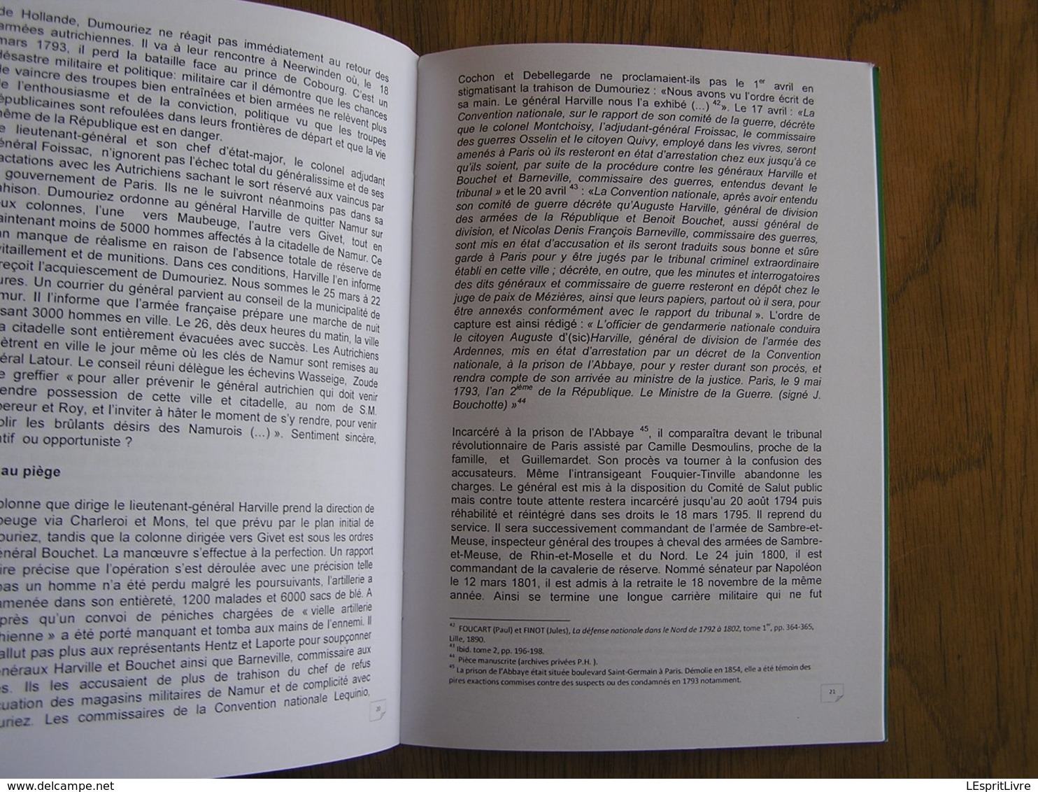 BULLETIN DES AMIS DE LIGNY N° 40 Histoire 1er EMPIRE 1815 Napoléon Général D'Harville Namur Bataille Jemappes Armée