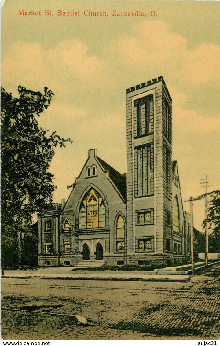 Etats-Unis - Ohio - Zanesville - Market St Baptist Church - état - Zanesville