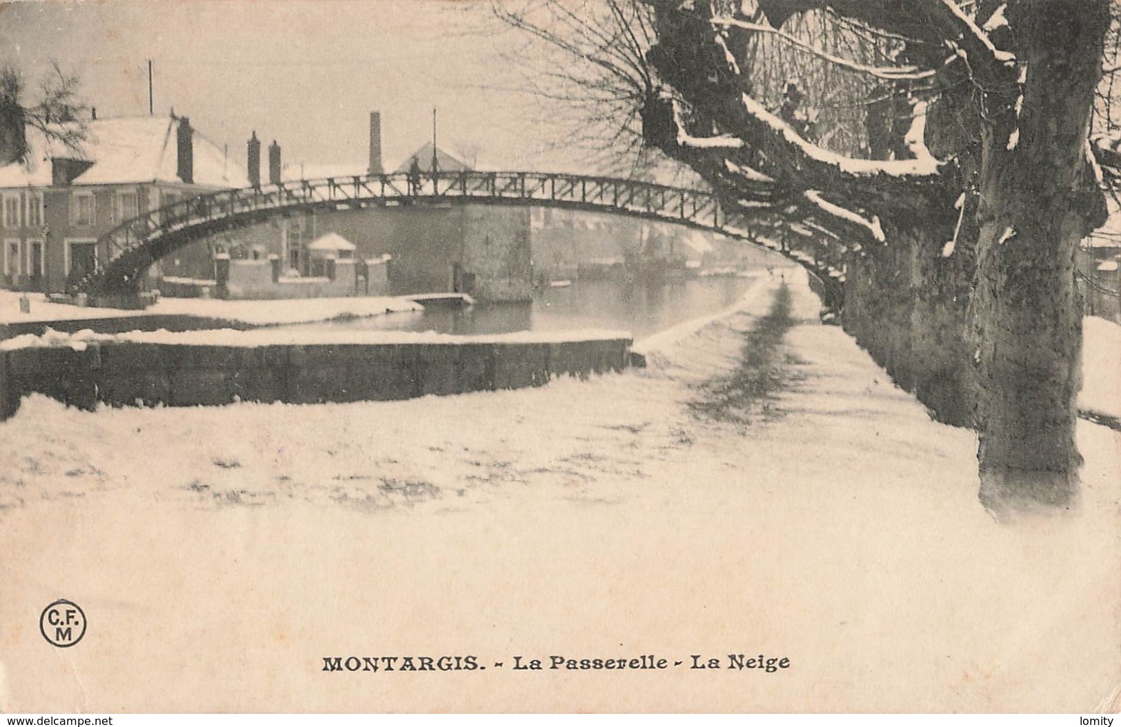 45 Montargis La Passerelle La Neige - Montargis